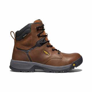 Keen Men's Chicago 6 Inch Waterproof Work Boots with Carbon Fiber Toe